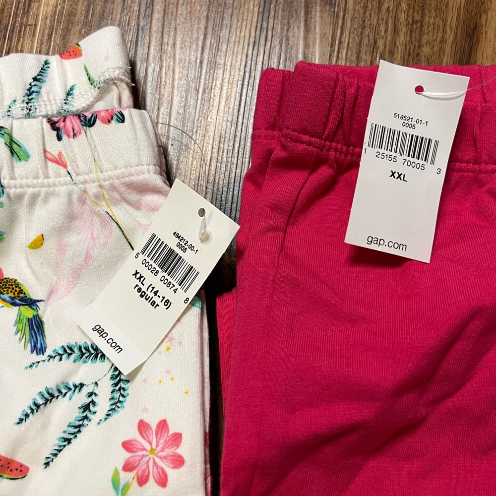 Girls GAP leggings. XXL. Two pairs gap leggings. NWT
